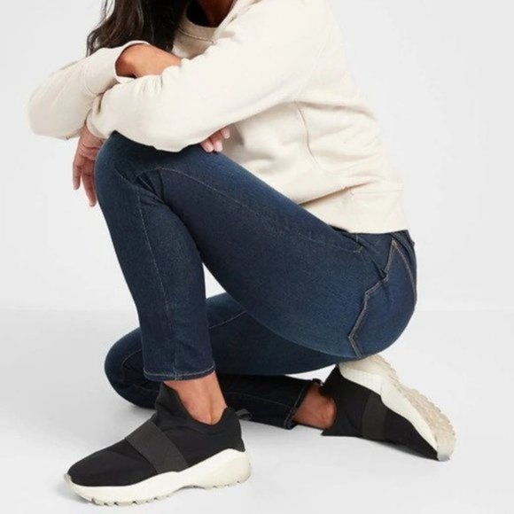 Athleta Sculptek Ultra Skinny Midnight Jean size 0 - Picture 3 of 5